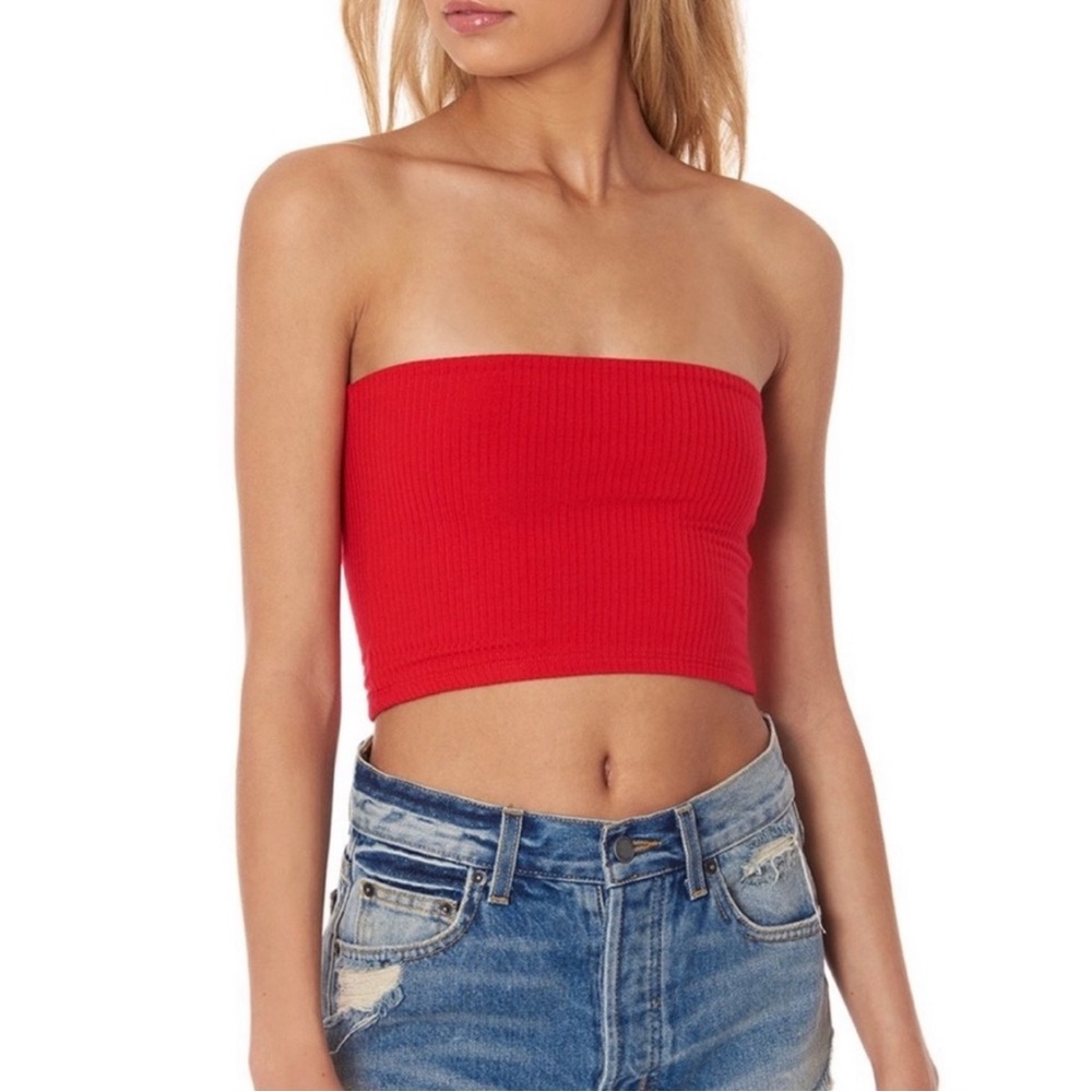 Forever 21 red tube top